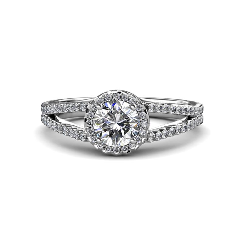 Aylin Diamond Halo Engagement Ring Diamond Halo Engagement Ring 138