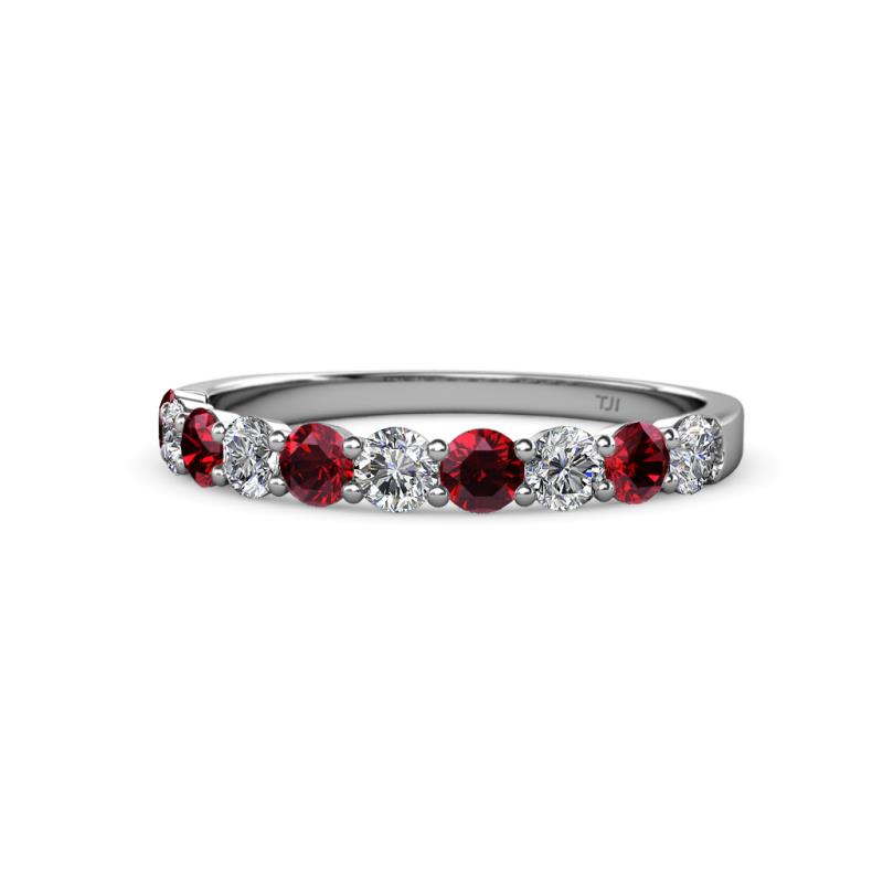 Female Ruby Wedding Band