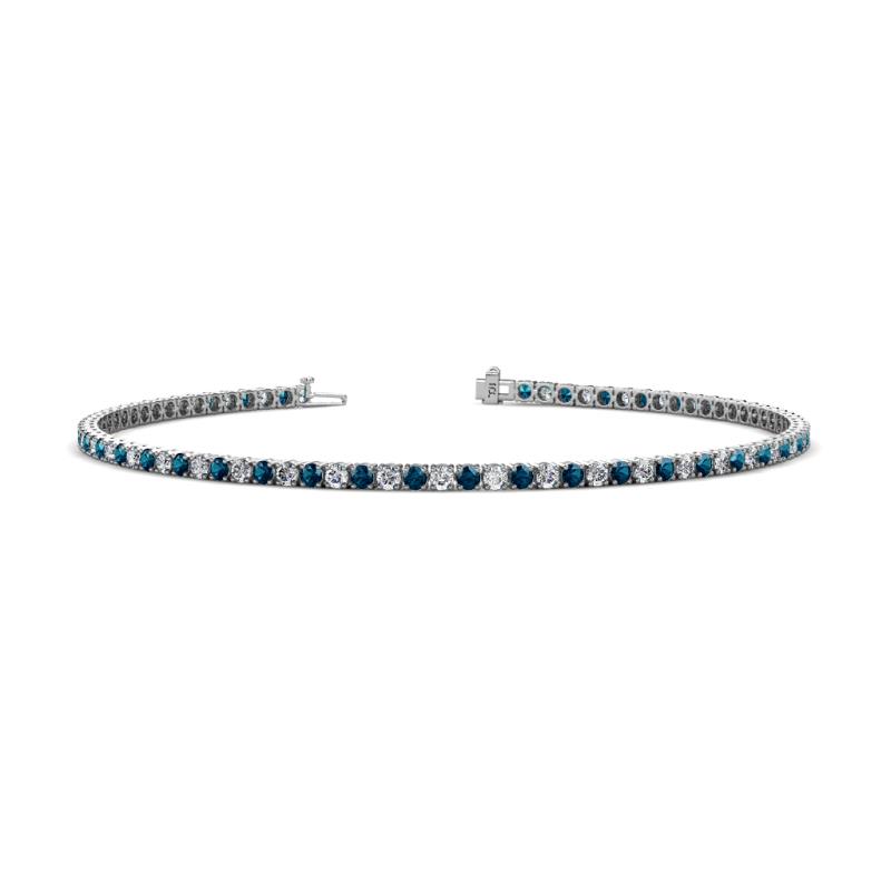 light blue diamond bracelet