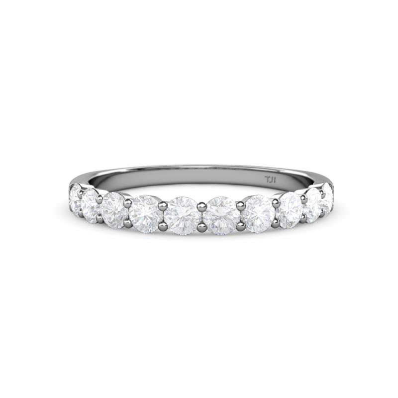 10 stone diamond anniversary ring